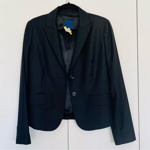 Make an offer! J.Crew Elegant Black Blazer size 6 Super 120’s edition pinstripe